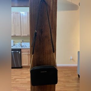 Michael Kors Black Leather Purse